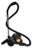 A gray cylinder vacuum cleaner with a black hose and handle is shown against a white background. Anteprima dell’immagine prodotto