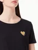 ONLY Einfarbiges T-Shirt mit Brand Herz Basic Kurzarm Produktbild-Vorschau 7