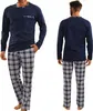 Sesto Senso Herren Schlafanzug Pyjama 100% Baumwolle Produktbild-Vorschau 1