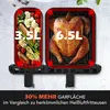 Doppelkammer-Heißluftfritteuse 3,5L+6,5L | Airfryer 10L Produktbild-Vorschau 2