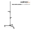 Treppiede su ruote Walimex pro con 2 supporti per morsetti Anteprima dell’immagine prodotto 9