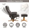 HOMCOM Relaxsessel mit Liegefunktion Massagesessel mit Produktbild-Vorschau 6