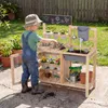 COSTWAY Küchenspielzeug Kinder, Outdoor Spielküche mit Produktbild-Vorschau 2