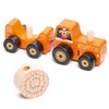 CUBIKA Traktor mit Anhängerkupplung - Holzpuzzle mit Magnet Produktbild-Vorschau 6