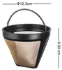 Goldfarbener Permanent-Kaffeefilter Produktbild-Vorschau 5