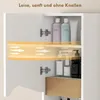HOMCOM Badezimmerschrank Wandschrank mit Soft-Close-Tür und Produktbild-Vorschau 7