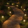LED Solar Wegleuchte - Gartenleuchte in Bruchglas-Optik  - Produktbild-Vorschau 4