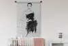 MuchoWow® Wandteppich Wandbehang Eine schwarz-weiße Produktbild-Vorschau 2