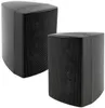 ChiliTec Haut-parleurs 2 voies noir paire pour chaîne hi-fi Voir les images du produit 1