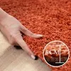 Teppich Wohnzimmer Hochflor Einfarbiges Design Langflor Produktbild-Vorschau 5