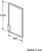 Bosch KFZ30AX0, Haushaltswarentür, Bosch, Kühlschrank, Produktbild-Vorschau 2