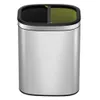 EKO - OLI-Cube Open Top Poubelle 10+10 litres - Stainless Voir les images du produit 2
