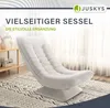 Relaxačné kreslo Juskys Korsika – poťah z manšestru, Náhľad obrázku produktu 15