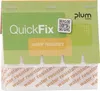 The image shows the packaging of Pflasterstrips QuickFix, highlighting its water-resistant feature. Anteprima dell’immagine prodotto