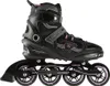 A single black and purple inline skate is shown against a white background. Voir les images du produit