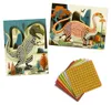 Kreativní mozaiková hra Dinosauři, Djeco Náhled obrázku produktu 4