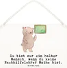 Mr. & Mrs. Panda Schild Nachhilfelehrer Mathe Herz DIN A6 - Produktbild-Vorschau 1
