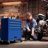 AREBOS Servante d'atelier, 4 tiroirs, 81 outils, tapis Voir les images du produit 2