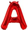 Palloncino in foil lettera A, rosso, ca. 40 cm, per Anteprima dell’immagine prodotto 2