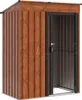 vidaXL Casetta da giardino marrone 137 x 81 x 180 cm in Anteprima dell’immagine prodotto 5