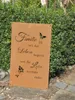 Edelrost Gedichttafel "Familie, Leben, Liebe", 40 cm Produktbild-Vorschau 4