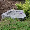 CLGarden Granit Vogeltränke frostsicher Vogelbad Naturform Produktbild-Vorschau 4