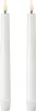 Bougies LED avec minuterie 24cm cire Set de 2 Crème / Blanc Voir les images du produit 1