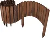 Holz Rollzaun Dunkelbraun 40x200 cm Beeteinfassung für Produktbild-Vorschau 4