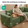 Cord Modulsofa mit Tiefsitz, frei kombinierbares Ecksofa Produktbild-Vorschau 4