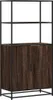 vidaXL Highboard brun imitation chêne 68x35x139 cm Bois Voir les images du produit 2
