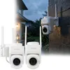 2er-Set Outdoor Überwachungskamera 2K WLAN IP65 Wetterfest: Produktbild-Vorschau 1