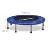 Relaxdays trampoline pliable, indoor, fitness H x L x P : Voir les images du produit 4