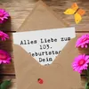 Mr. & Mrs. Panda Glückwunschkarte Spruch 103. Geburtstag - Produktbild-Vorschau 3