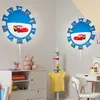 Nachtlicht, Kinderzimmer, blau, weiß, Cars Sticker, D 35cm Produktbild-Vorschau 4