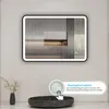 Schwarzer Rahmen Badspiegel mit 70X50cm Produktbild-Vorschau 3