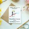 Mr. & Mrs. Panda Grußkarte Feuerwehrmann Leidenschaft - Produktbild-Vorschau 2