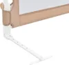 vidaXL Barrière de sécurité pour jeune enfant Taupe 180x42 Voir les images du produit 6