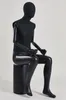 Beau mannequin abstrait laqué noir mat Couvercle . Torse Voir les images du produit 7