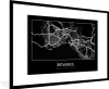 MuchoWow® Gerahmtes Poster Stadtplan - Istanbul - Karte Produktbild-Vorschau 1