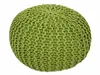 Pletený puf puf sedátko puf sedátko puf chunky knit puf Náhled obrázku produktu 1