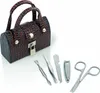 6tlg Nagelpflege Set Etui Maniküre Pediküre Edelstahl Produktbild-Vorschau 1