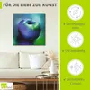 ARTland Leinwandbild Der blaue Apfel Größe: 50x50 cm Produktbild-Vorschau 2