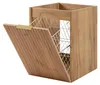 Meuble de salle de bains avec panier à linge, chêne Craft, Voir les images du produit 1