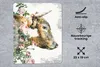 MuchoWow® Mauspad Mousepad Scottish Highlander - Blumen - Produktbild-Vorschau 2