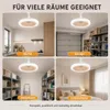 30W stropní ventilátor s osvětlením, 3 barevné teploty, Náhled obrázku produktu 8