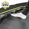 A close-up shot of a foot stepping onto a trampoline mat, highlighting a safety feature. Náhled obrázku produktu