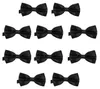 10er Set DonDon Herren Fliege 12 x 6 cm gebunden und Produktbild-Vorschau 1