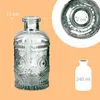 Relaxdays Glasvase, 12er Set, Deko-Vase, geprägtes Produktbild-Vorschau 4