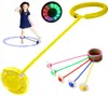 HULA-HOP hula hoop obruč na nohy obruč na skákání LED ŽLUTÁ Náhled obrázku produktu 1