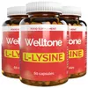 Welltone L-Lysin - 180 Kapseln (3x 60 Kapseln), 3er Pack Produktbild-Vorschau 1